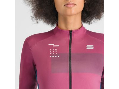 Sportful BREAKOUT SUPERGIARA THERMAL női mez, rasperry violet black pompelmo