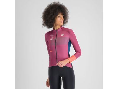 Sportful BREAKOUT SUPERGIARA THERMAL women&#39;s jersey, rasperry violet black pompelmo