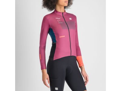 Sportful BREAKOUT SUPERGIARA THERMAL dámsky dres, rasperry violet black pompelmo