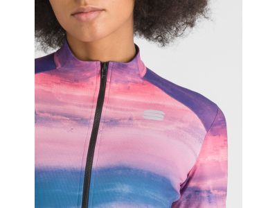 Sportful FLOW SUPERGIARA THERMAL women&#39;s jersey, blue pink