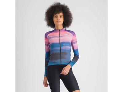 Sportful FLOW SUPERGIARA THERMAL women&#39;s jersey, blue pink