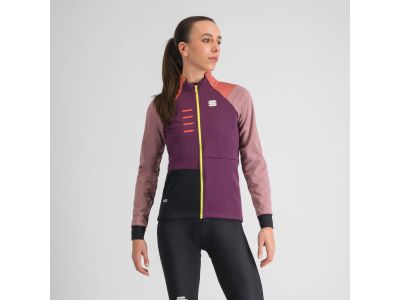 Sportful TEMPO Damenjacke, bordeaux mauve dusty red