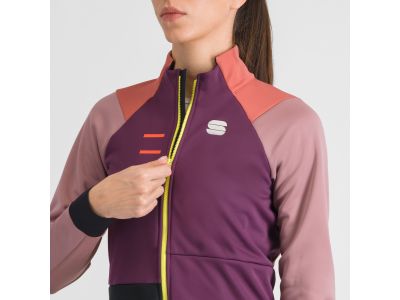 Sportful TEMPO Damenjacke, bordeaux mauve dusty red