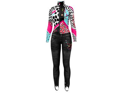 Damska kurtka Crazy Suit Skinny w kolorze czarnym/zebry