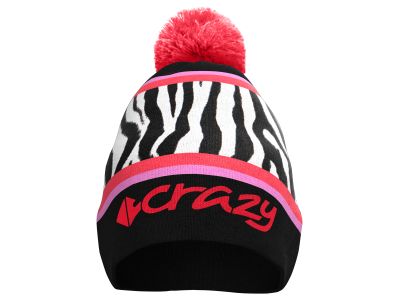 Crazy Cap Visuelle Kappe, schwarz/zebra