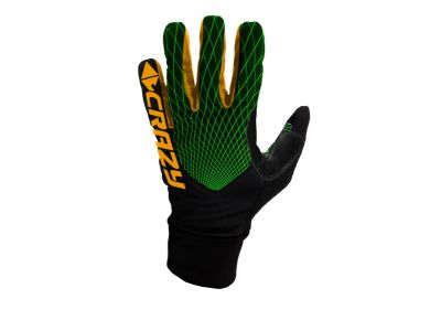 Handschuhe Crazy Sci Alp Race, Aufdruck orange fluo scottish