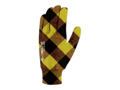 Crazy Touch Print gloves, lichen scottish