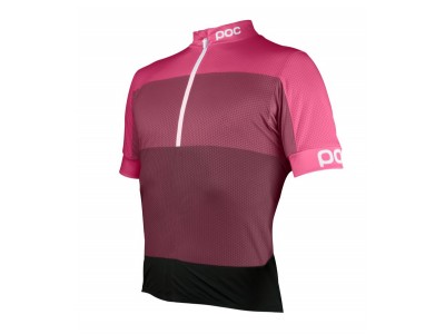 Koszulka rowerowa POC Fondo WO z zamkiem błyskawicznym Sulfate Multi Pink