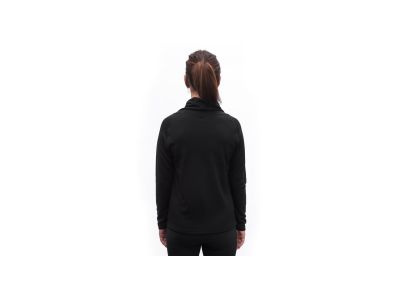 Tricou de damă Sensor MERINO BLEND, negru