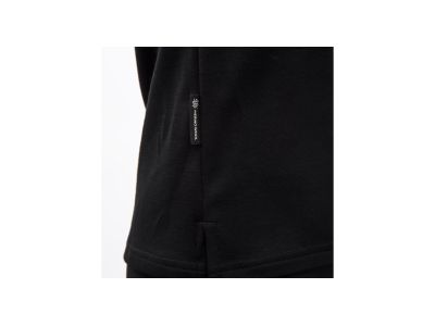 Tricou de damă Sensor MERINO BLEND, negru