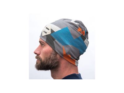 Sensor MERINO IMPRESS cap, blue/camo