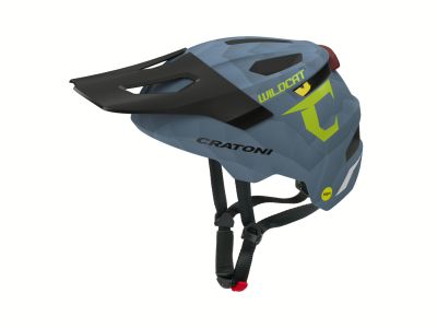 Kask dziecięcy CRATONI WildCat MIPS, steel blue mat
