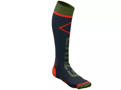 Crazy Carbon knee socks, Forest