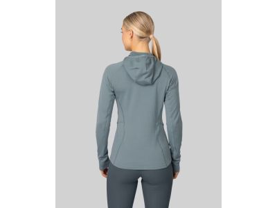 Johaug Discipline Tech Midlayer women&#39;s sweatshirt, Blue/Green