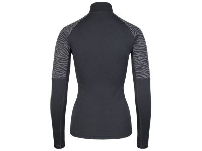 T-shirt Johaug Elevate Wool Half Zip w kolorze prawdziwej czerni