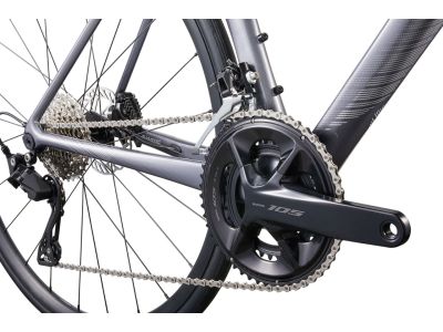 Liv Langma Advanced 2 Disc Damenfahrrad, Flüssigmetall