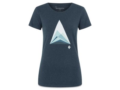 Black Diamond MOUNTAIN TRANSPARENCY TEE women&#39;s t-shirt, eclipse/heather