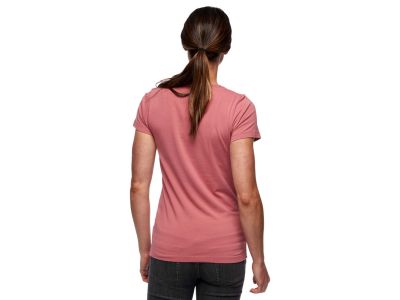 Black Diamond MOUNTAIN TRANSPARENCY TEE women&#39;s t-shirt, rosewood