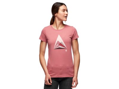 Black Diamond MOUNTAIN TRANSPARENCY TEE dámské triko, rosewood