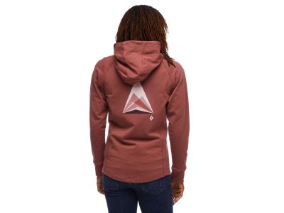 Black Diamond MOUNTAIN TRANSPARENCY FZ women&#39;s sweatshirt, cherrywood