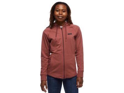 Black Diamond MOUNTAIN TRANSPARENCY FZ women&#39;s sweatshirt, cherrywood