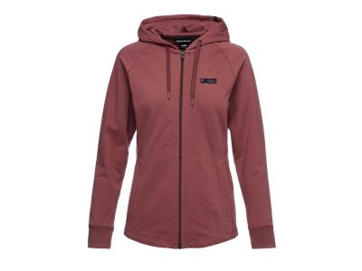 Black Diamond MOUNTAIN TRANSPARENCY FZ women&amp;#39;s sweatshirt, cherrywood