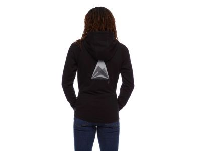 Black Diamond MOUNTAIN TRANSPARENCY FZ Damen-Sweatshirt, schwarz