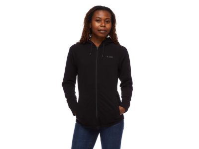 Black Diamond MOUNTAIN TRANSPARENCY FZ women&#39;s sweatshirt, black