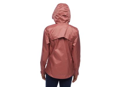 Black Diamond TREELINE RAIN SHELL Damenjacke, Rosenholz