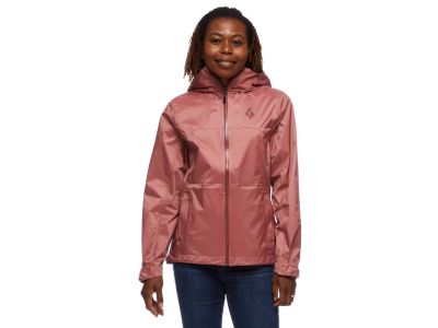 Black Diamond TREELINE RAIN SHELL Damenjacke, Rosenholz