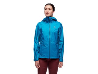 Black Diamond TREELINE RAIN SHELL Damenjacke, blau