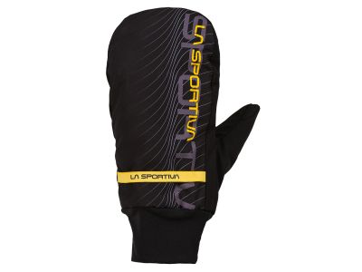 La Sportiva RACE OVERGLOVES ECO kesztyű, fekete/sárga