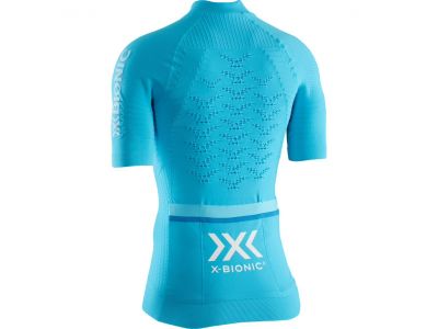 Damska koszulka rowerowa X-BIONIC Effektor 4.0 w kolorze jasnoniebieskim