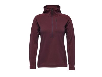 Black Diamond COEFFICIENT QZ HOODY women&#39;s sweatshirt, blackberry