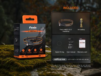 Fenix ​​HM23 V2.0 čelovka, černá