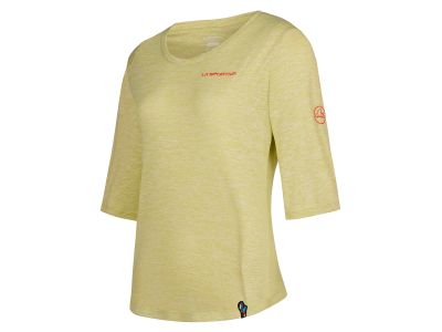 La Sportiva Mountain Sun T-Shirt Damska koszula w kolorze zielonym bananowym