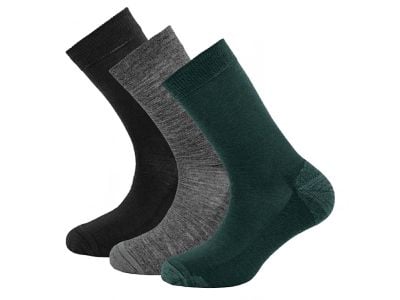 Devold Daily Merino Medium Socken, 3 Paar, woods mix