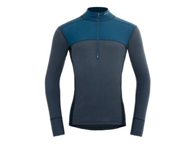 Devold Lauparen Merino 190 Zip Neck tričko, flood/night/ink