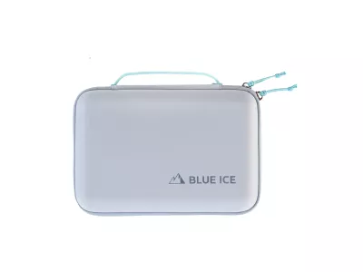 BLUE ICE Zipped Ice Screw Case kiszerelés csavarokhoz, gyöngyházkék