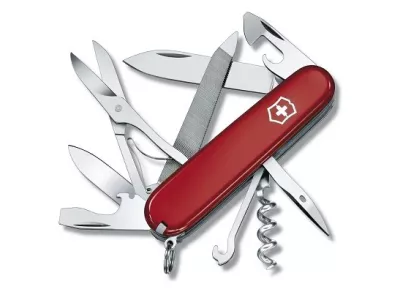 Victorinox Mountaineer pocket knife, red