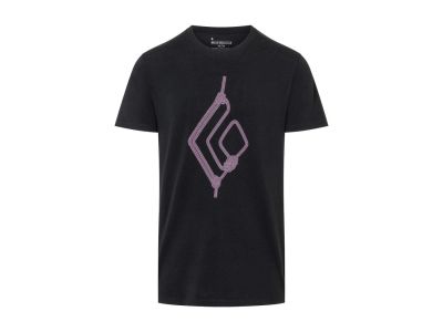 Black Diamond Rope Diamond Tee T-Shirt, schwarz