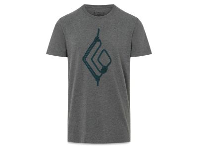 Black Diamond Rope Diamond Tee T-Shirt, charcoal heather