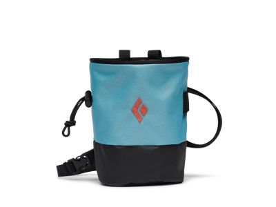 Black Diamond Mojo Zip Chalk Bag kapsa na magnézium, glacier