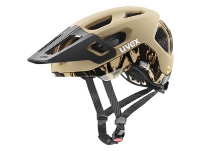 uvex react MIPS prilba, desert/black matt