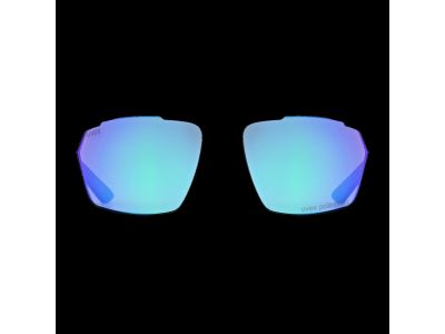 uvex Sportstyle 233 P Brille, schwarz matt/verspiegelt grün
