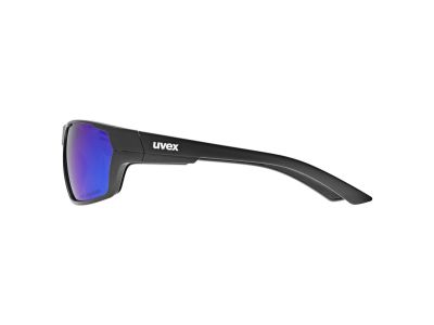 uvex Sportstyle 233 P Brille, schwarz matt/verspiegelt grün