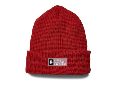 Czapka typu beanie z podwójnym waflem Black Diamond, wykonana z acetatu