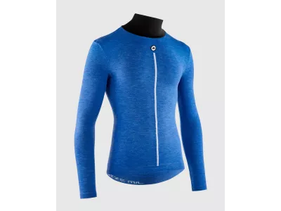 Tricou ASSOS Ultraz Winter LS Skin Layer P1, albastru calypso