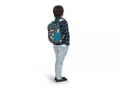 Osprey DAYLITE YOUTH PACK Junior detský batoh, 9 l, space travel print/antique blue