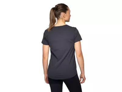 Bergans Nordmarka Organic Cotton women&#39;s T-shirt, dark shadow grey/dark shadow gray sunset